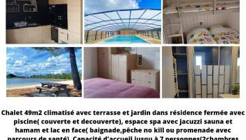 Chalet la landaise en bord du lac de Peyre à Labouheyre - Foto 2