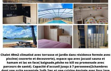 Chalet la landaise en bord du lac de Peyre à Labouheyre - Foto 2