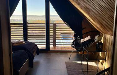 Stodoła Na Kresach - widokowy domek drewniany, całoroczny JACUZZI & SAUNA - Foto 12