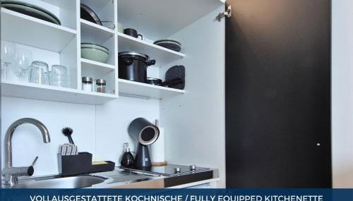 RtR Apartment Herne - Für bis zu 2 Personen - Voll ausgestattet - Zentrum - Smart TV - WIFI - Modern - Foto 5, stove