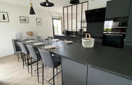 Maison moderne pour 8 - 300m plage de Pors Carn - Foto 7