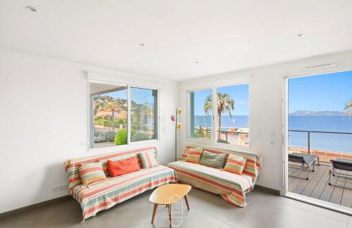 Villa Antoine Appartement RDJ Vue mer CLiM Wifi parking plage 50m La Garonne - Foto 22