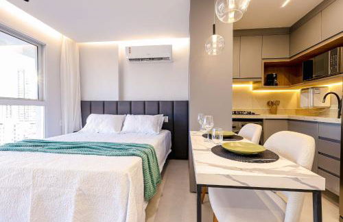 Estúdio Moderno no City House - Área de lazer com vista 360º e Piscina - Foto 82