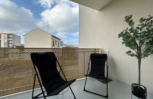 Bleuets studio cosy neuf terrasse proche centre - Foto 22