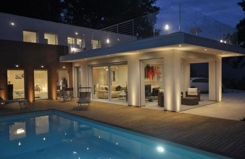 Villa Olympia Pool Sea View Mountains Lake Nature Sleeps 8 Air Conditioning Wi-Fi - Foto 16