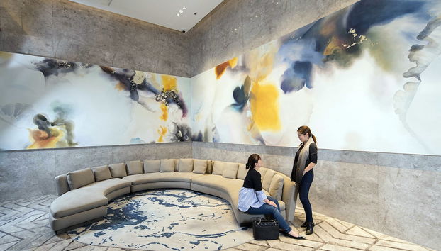 Zona de estar del vestíbulo