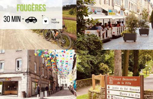 H3 Charmante maison sur la Vilaine près du Château - Foto 8