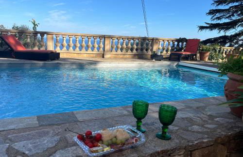 RDC maison de maitre pour 6 personnes avec piscine et jacuzzi - Photo 36