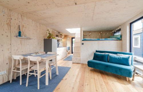 Hausboot AHOI hochwertiges Hausboote mit großer Terrasse und Kamin - Foto 11