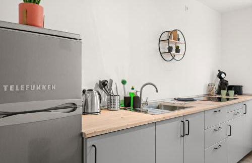 CASSEL LOFTS - Moderne Wohnung für 3 mit Balkon nahe VW-Werk - Foto 10