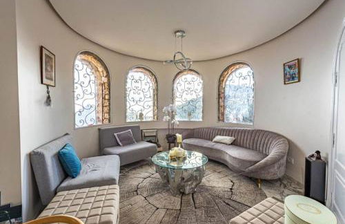 Monaco Castle Villa with Pool and Skyview of French Riviera - Foto 8