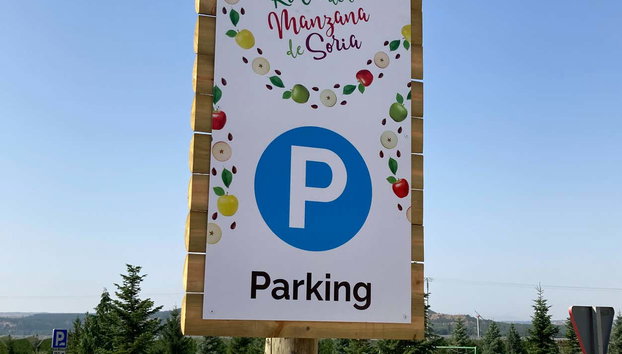 Visite sur le thème de la pomme de Soria - Photo 3, Arrivée au parking