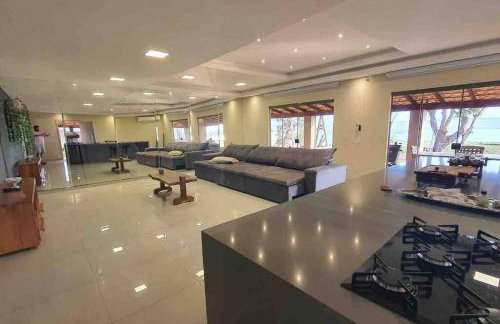 Casa de campo de alto padrão à beira da represa - Foto 32