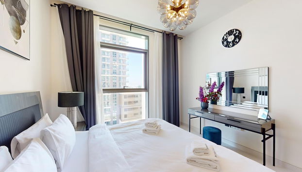 Primestay - 1BR in Marina Vista - Dubai - Foto 4, Habitación