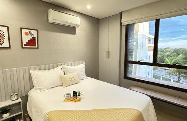 Flat aconchegante - Perto de Tudo - Vista Livre - Estacionamento privativo e Portaria 24h - Wi-Fi 600mbps - Foto 21