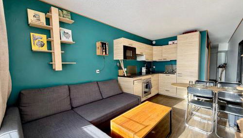 La Perdrix Blanche Appartement moderne Ski aux pieds - Vue panoramique et chambre séparée - 4 pers - Arcs 2000 - Foto 3, stove