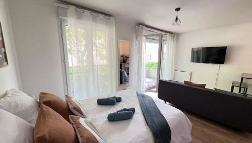 Agreable Paris Disney Centre ville Metro RER - Foto 5