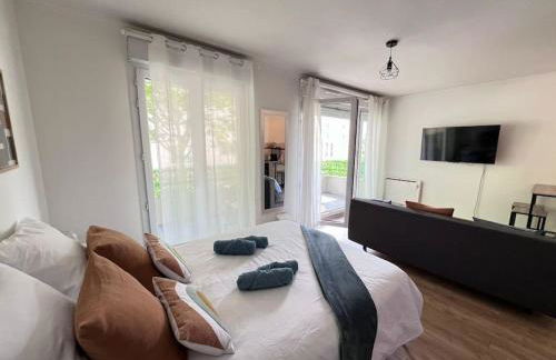 Agreable Paris Disney Centre ville Metro RER - Foto 5