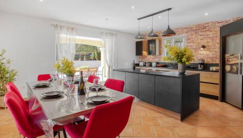 Villa Le Saphir - Piscine chauffée et 3 chambres - Foto 4, stove