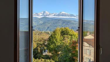 Appart 65m2 avec 2 chambres dans ferme rénovée - Parking gratuit - Grande vue montagnes - Foto 4