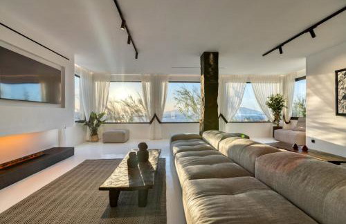 Mykonos Town Black Villa with Cave Heated Pool - Foto 51