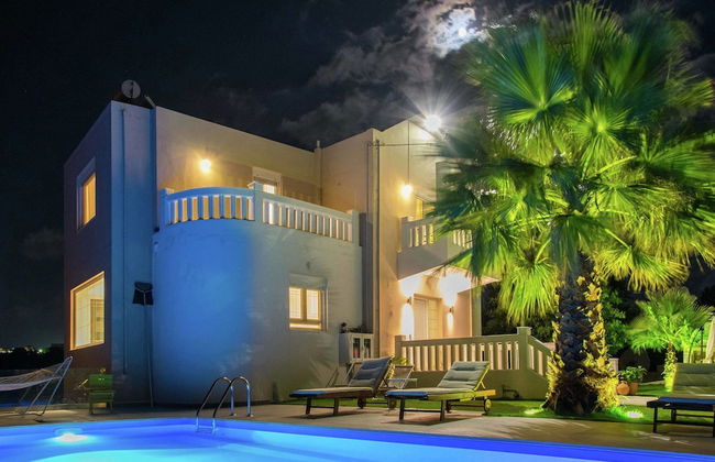 Infinity Pool Villa With Sea Views Near Rethymno City & Beach and Shaded BBQ - Foto 27