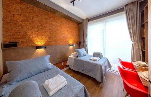 Estúdio charmoso com vaga e sacada a 50 metros do Metrô Luz - Foto 20