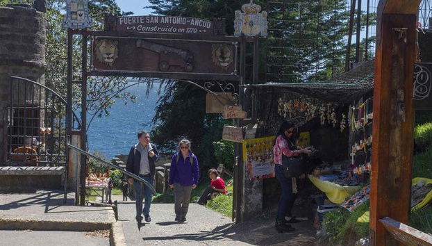 Visitando o forte San Antonio