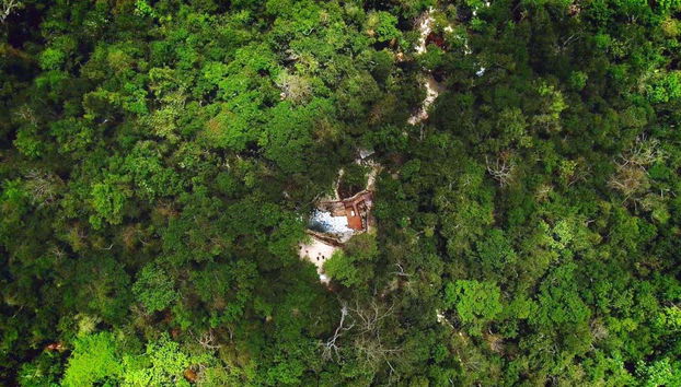Vue aérienne d'Extreme Adventure Cancun