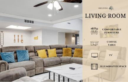 Luxurious 5BR 2BA Holiday Home with Pool, Grill, Sauna & Game Room - Foto 7