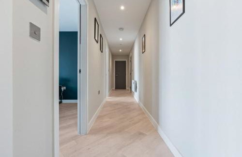 #45 2 bed Lux Fountain Lofts Digbeth - Near Blakesley Hall Museum - Sleeps 5 - "Perfect for Contractors and Families " - Foto 5