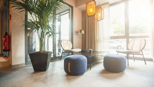 Zona de estar del vestíbulo