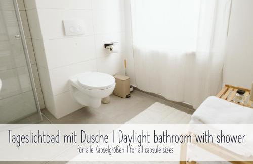 ApartNaest Radeberg - vollausgestattete 1 - bis 4-Zimmer Apartments l 24h Zugang per Code l Check-in Anleitung über Posteingang l Parkplatz auf Anfrage l Frühstück optional - Foto 22