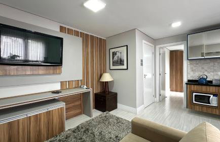 08- Studio perfeito para família! Aconchegante e novo! - Foto 1