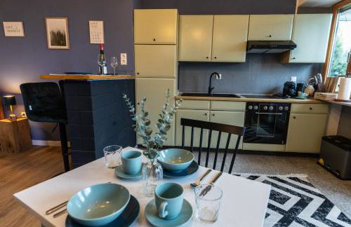 Cozy Souterrain Terrasse Garten Panoramablick - Foto 6