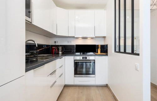 Menton, Appartement 3 pièces, clim garage, piscine - Photo 12