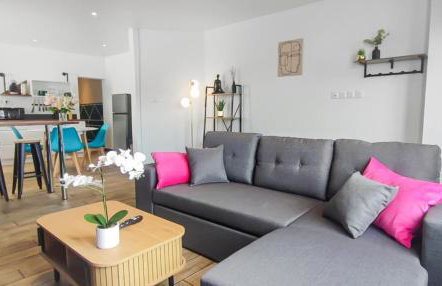 Maison plein pied Béthune avec place de parking, jardin clos et terrasse exterieure, quartier calme proche centre proche gare, capacité 4 personnes - Foto 18