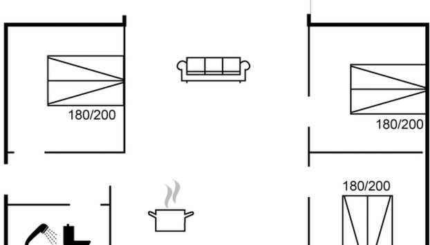 "Razmo" - 300m from the sea - Foto 2, Floorplan