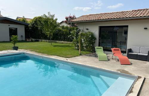 Studio vue piscine au calme près des vignes - Foto 14