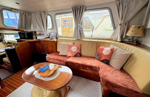 Houseboat cosy et Atypique à Rouen Le Zimon - Foto 5