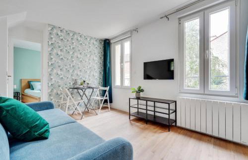 TOP 2 pièces tout équipé avec WIFI proche Paris - R7 - Foto 3