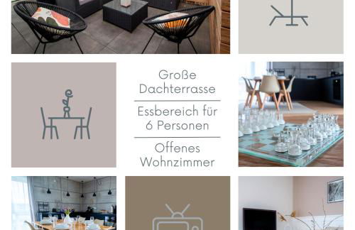 Penthouse-Ferienwohnung Wolfsburg mit Dachterrasse WLAN Smart-TV überdachter Parkplatz Wallbox - Foto 8