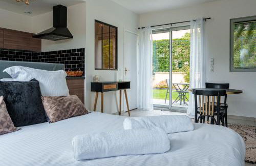 La Villa Perchée, Appartements Élégants, sauna Privé, sport, terrasses et Vue Panoramique, Parking protégé, proche PARIS - Foto 10