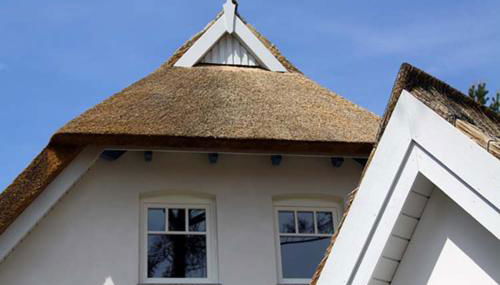 Ferienhaus Rubin mit Sauna und Kamin, Reetdachhaus am Walde - Foto 5