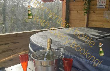 Min yr Afon - Cabin - Sleeps 2 - Hot Tub - Parking - Foto 5