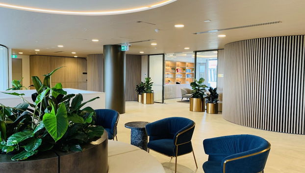 Sala de estar do lobby