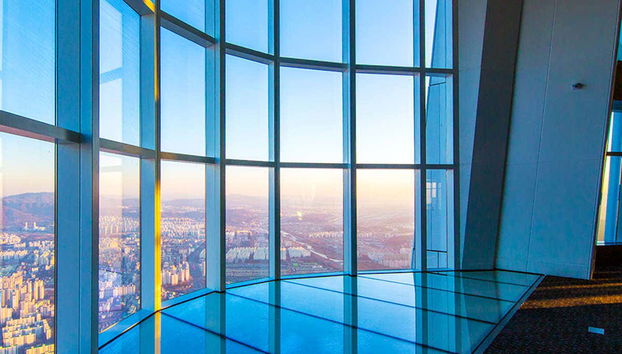 Terraza del observatorio Seoul Sky