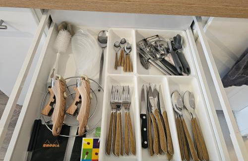 Studio 2 personnes Vue Mer Climatisé Linge Maison - Foto 17