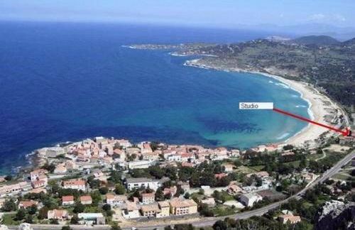 Studio standing classé meublé de tourisme avec terrasse vue mer " les pieds dans l'eau " à Algajola - Foto 20