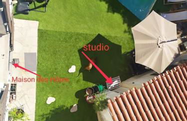 Studio-Valentine climatisée avec piscine chauffée & Spa 2 places - Foto 13